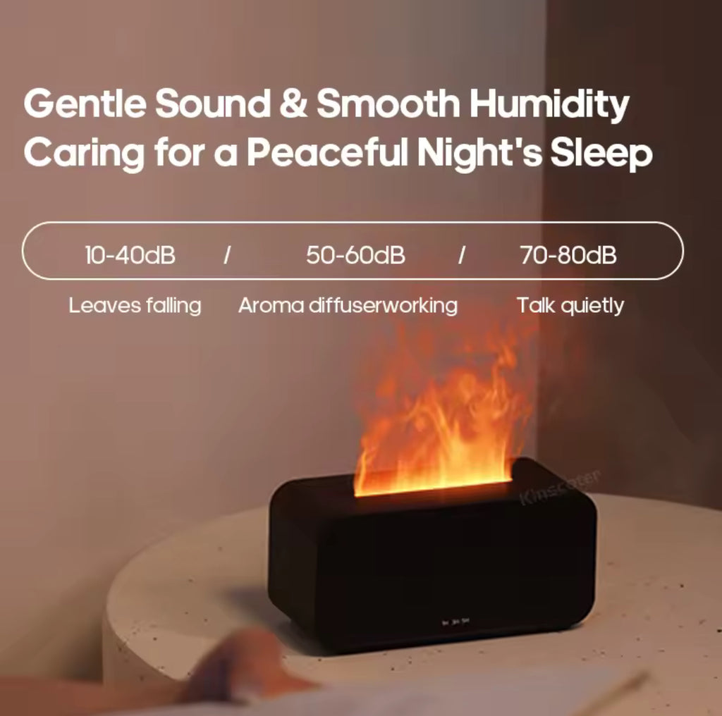 LED Flame Aroma Diffuser & Humidifier