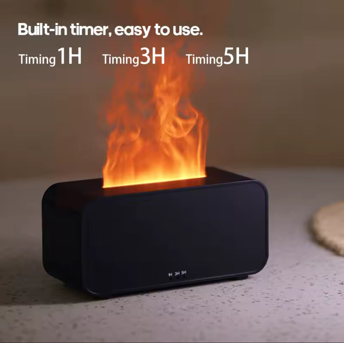 LED Flame Aroma Diffuser & Humidifier