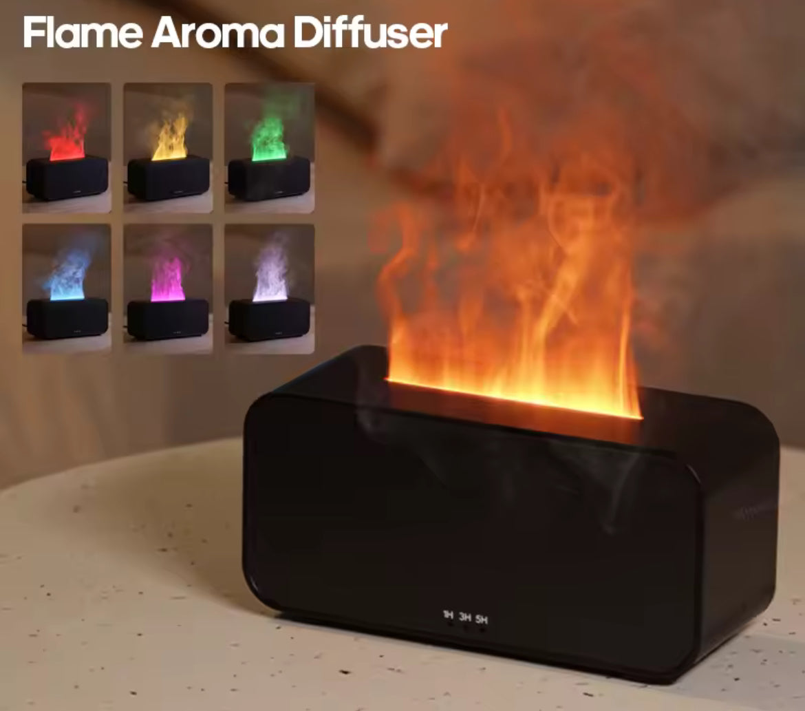 LED Flame Aroma Diffuser & Humidifier